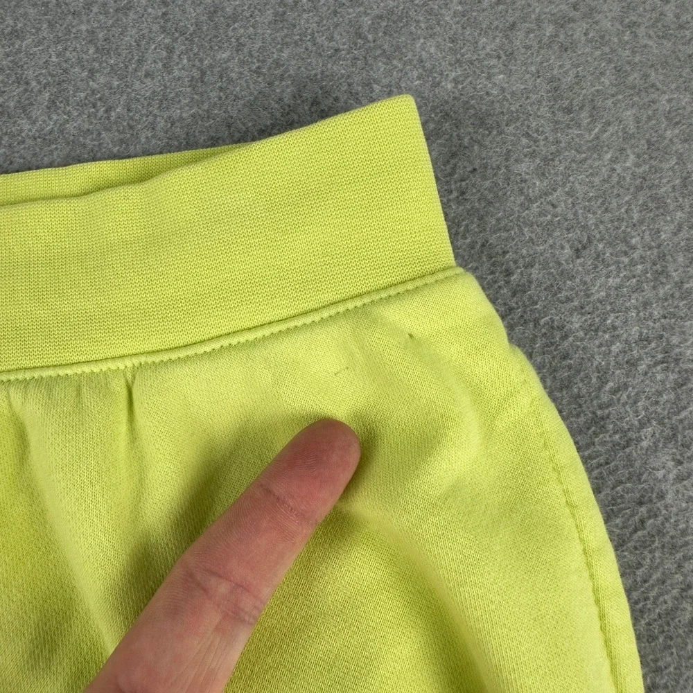 Nike Sweatpants Women's XL Lime Green Sportswear Fleece‎ Joggers Weight Lift Gym